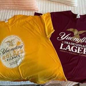 2 Yuengling Brewing T-shirts